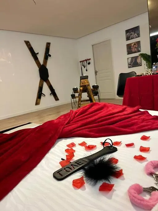 Love Room 80M2 Bdsm 50 Nuances De Grey - Sauna - Parking Gratuit Antibes Appartement